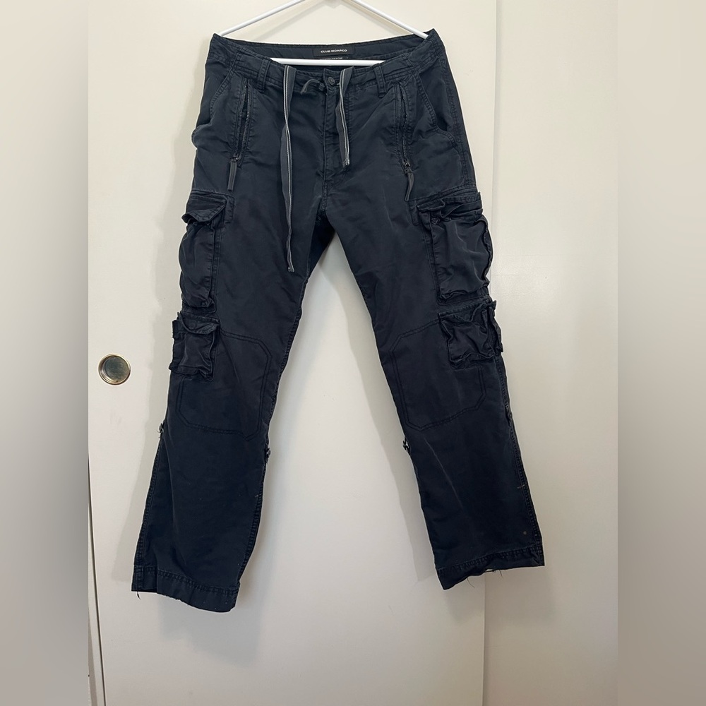 Men's Black Cargo Pants